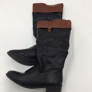 Black and brown Rampage Boots